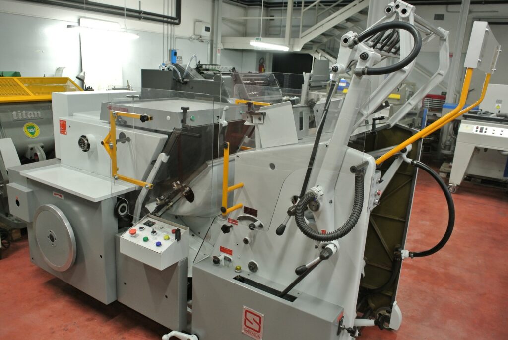 platina saroglia con mettifoglio